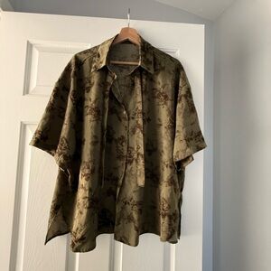 Floral Button-Up Shirt